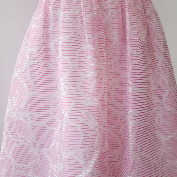Lilly Pulitzer Kailey Dress Pink Fit & Flare Party Chiffon Neck Women 4 - Picture 8 of 13